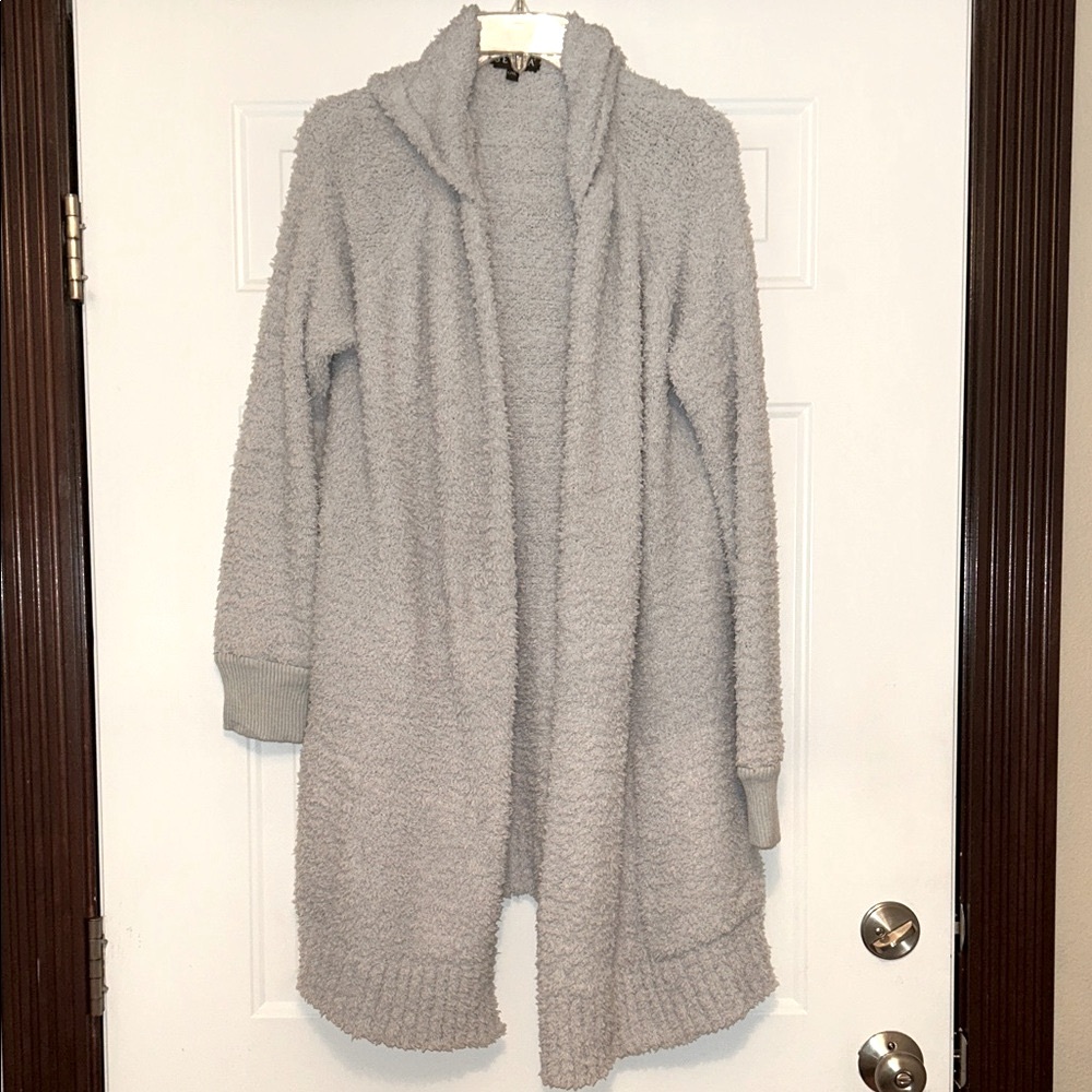Serra Hooded Women’s Long Cozy Fuzzy Sweater L/XL NWOT Casual Lagenlook